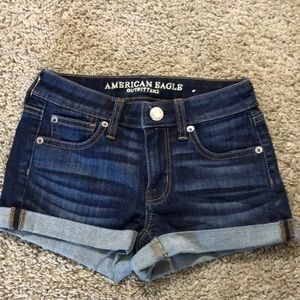 Denim shorts